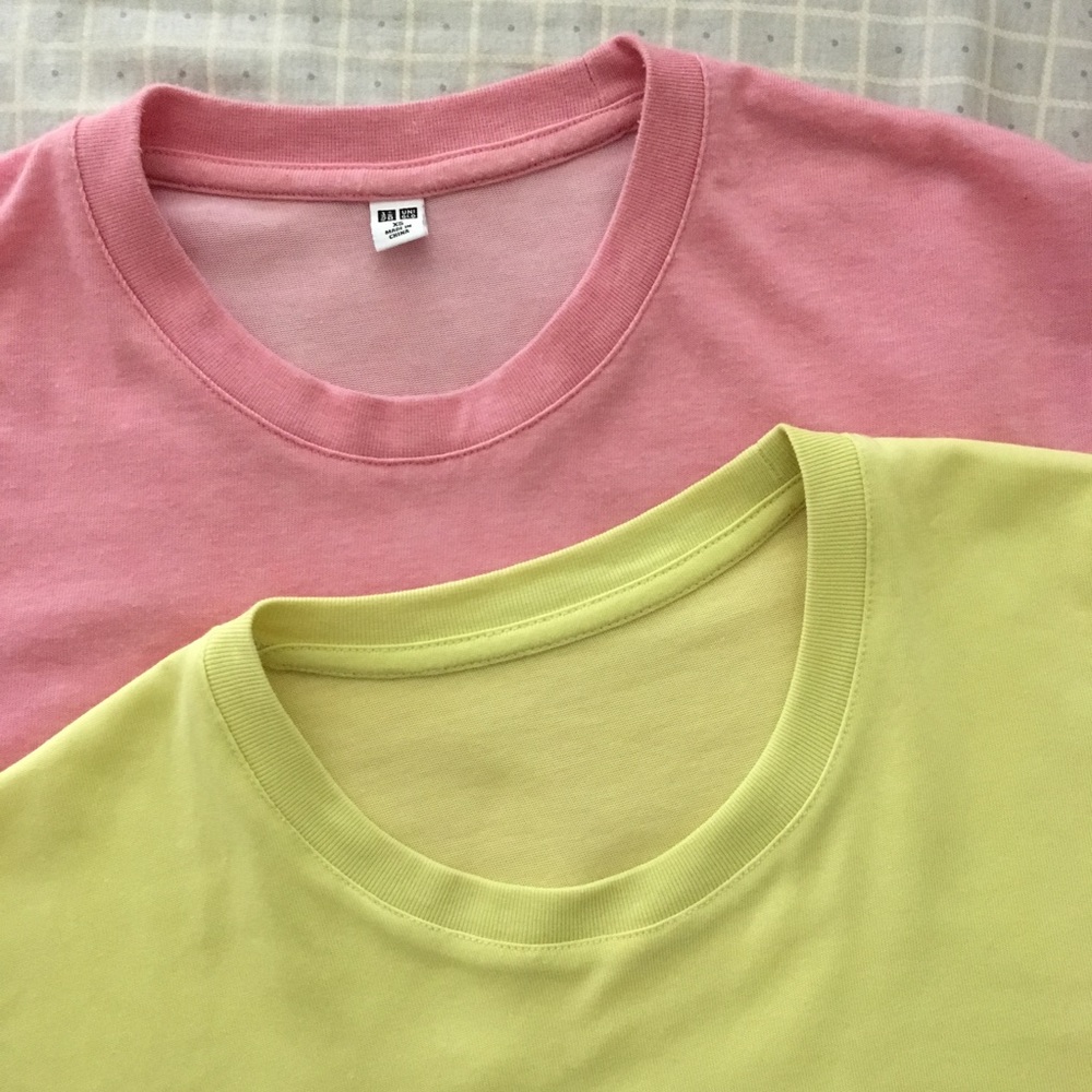Uniqlo T-shirt Bundle pink/yellow